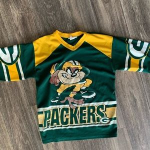 Vintage Tasmanian Devil Looney Tunes Green Bay Packers